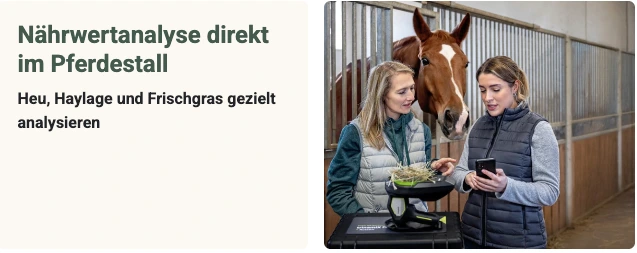 Nährwertanalyse schnell im  Stall gemacht - BEST OF HORSE HAY